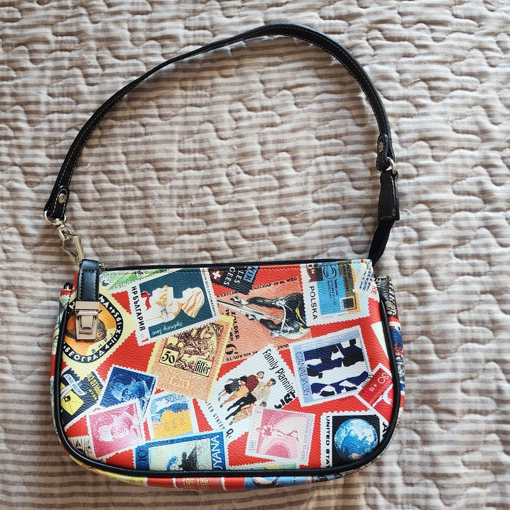 Sydney Love Multicolor Stamp Shoulder Bag